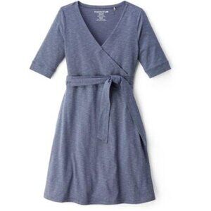 Toad & Co Short Short Sleeve Wrap Dress